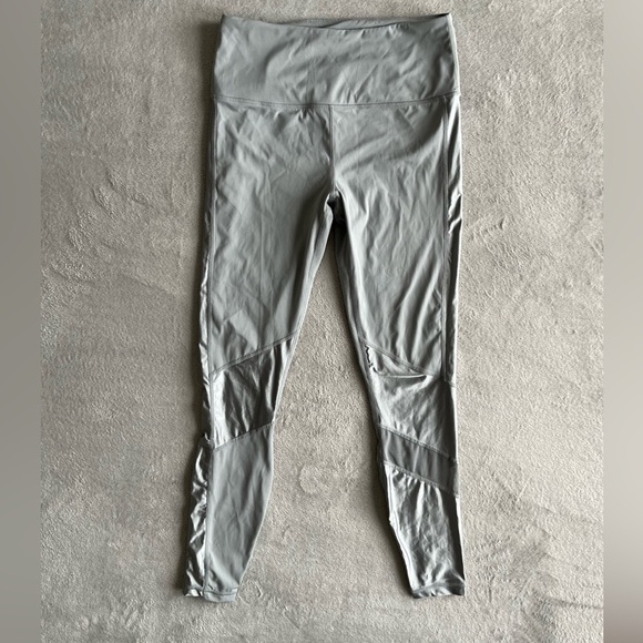 ALALA Love Tight Ballet high waisted Leggings gray Mesh panels Size M - Picture 4 of 12